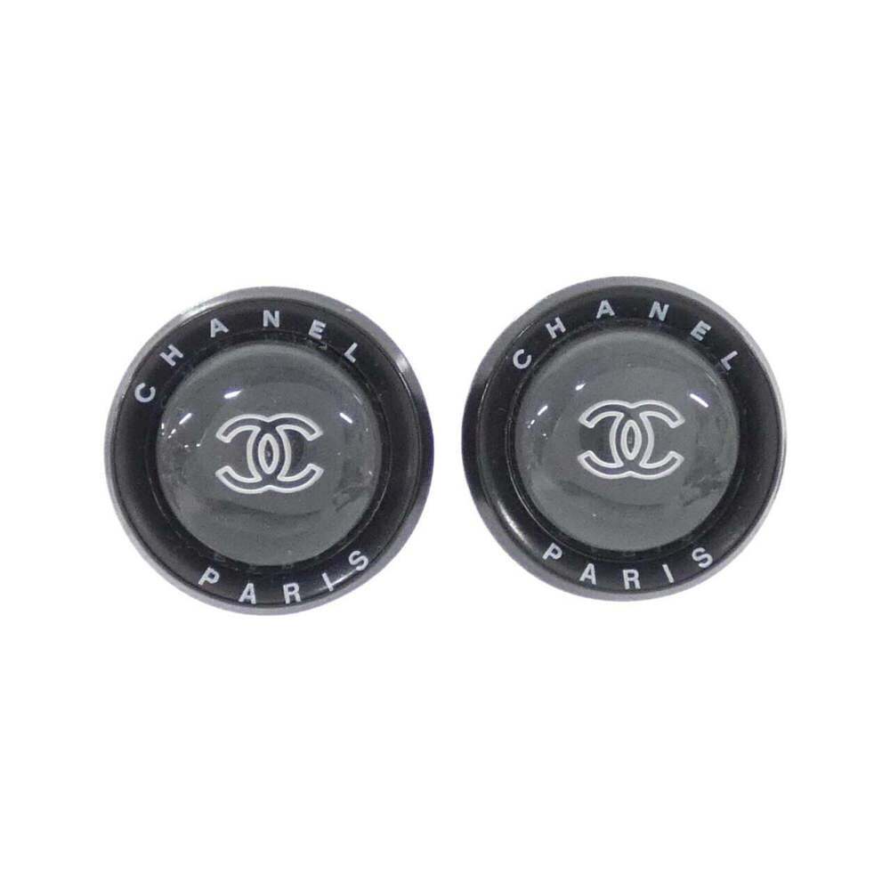 CHANEL Black Earrings